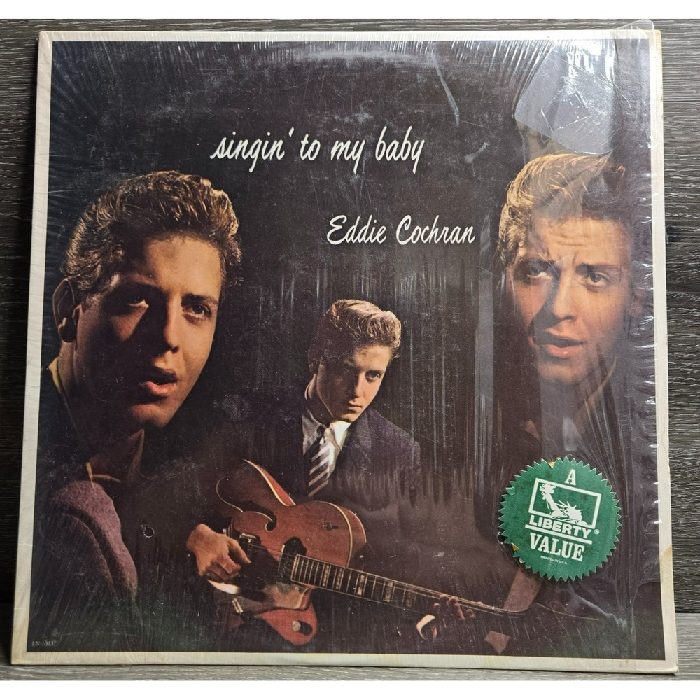 Eddie Cochran Singin' To My Baby Vinyl LP 1981 LN-10137 Liberty Value Tested